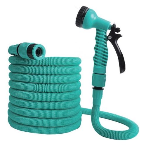Nyújtható kerti locsolócső 5m-15m, 7 funkciós szórófejjel
