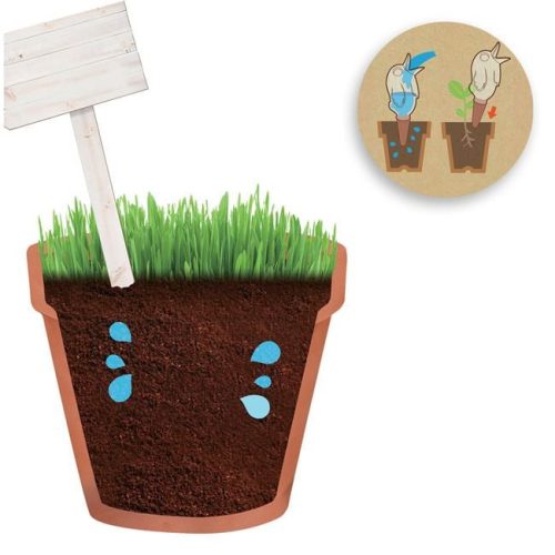 Madár Formájú Automata Növényöntöző Kék, 6x4x16cm