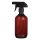 Barna Műanyag Permetező és Spriccelő Flakon Fekete Fejjel 500ml