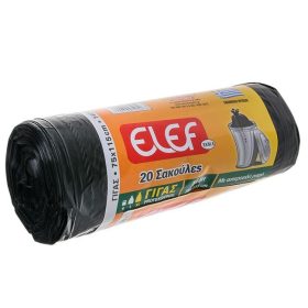 Erős fekete szemeteszsák 140L - 20 db