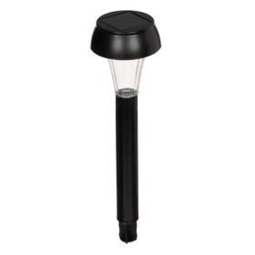 Kerek Fekete Szolár Lámpa, 18,5 cm