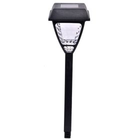 Fekete szolárlámpa, 41 cm