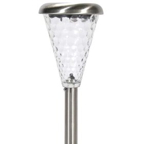 Színváltós Üveg Szolárlámpa, 27 cm