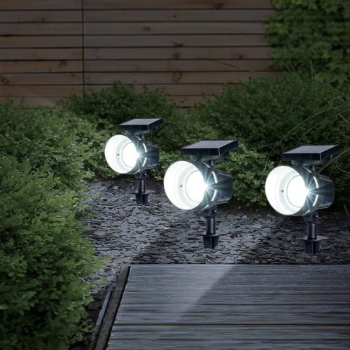 Kerek Fekete Szolár Reflektor Leszúrható Támasztékkal 33cm