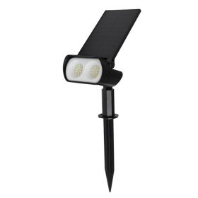 Szolár kerti reflektor leszúrható tartóval, 22 cm