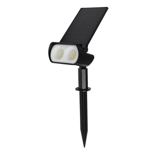 Szolár kerti reflektor leszúrható tartóval, 22 cm