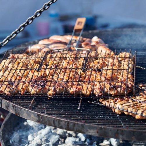 Fém Grillrács 30x22cm