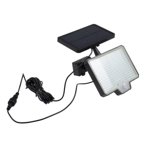 Kültéri Szolár LED Reflektor Mozgásérzékelővel, 500 Lm, 4 Funkció, 14x3x11,5 cm