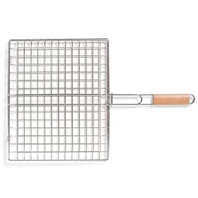 Négyzet alakú BBQ Grillező rács 40x33cm