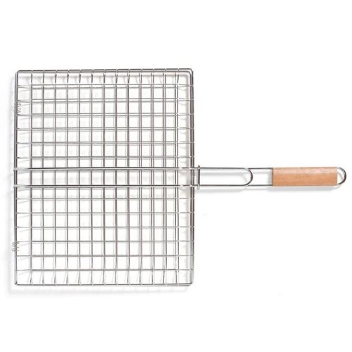 Négyzet alakú BBQ Grillező rács 40x33cm