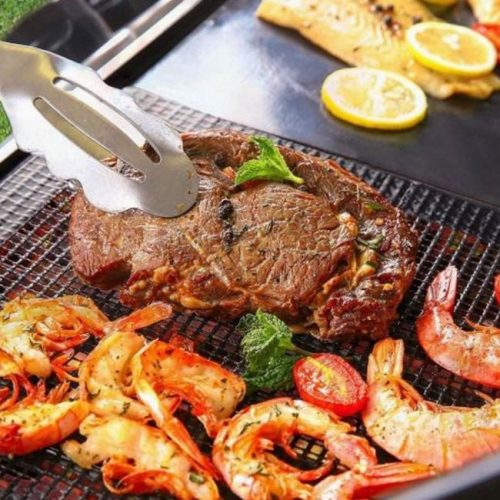 Tapadásmentes Grillháló BBQ Sütéshez 42x36cm