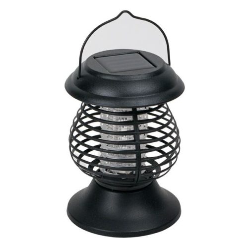 Szolár Asztali Lámpa és Rovarcsapda 2 az 1-ben, LED, Fekete, Ø13.5x16cm