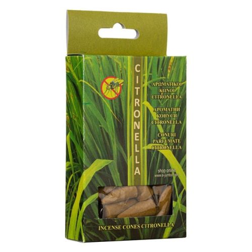 Citronella Illatos Kúpok Kerámia Tartóval - 20 db