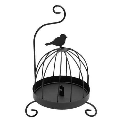 Fémszerkezetes Madárkalitka Tartó Szúnyogriasztó Spirálhoz, Ø14x28cm