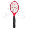 Elektromos légycsapó teniszütő formájú, piros, 44x16 cm