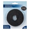 Öntapadós Tépőzár Szalag, Horgos Oldal, Fekete - 4m x 1cm