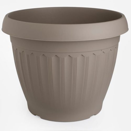 Mokka Színű Műanyag Virágcserép - Ø45x35cm, 34L