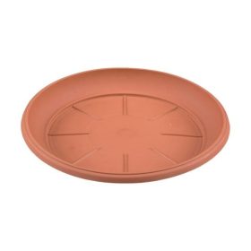   Műanyag alátét virágcseréphez, terrakotta színben Ø37x4.5cm