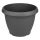 Antracit színű műanyag virágcserép - Ø35x26 cm, 15l