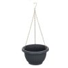 Függesztett műanyag virágcserép Ø24x14cm - 3L