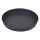 Antracit színű műanyag alátét virágcseréphez, Ø22x3,3cm