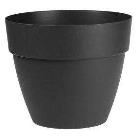 Antracit Műanyag Virágcserép Ø35x29.5cm - 19.5l