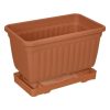 Műanyag Balkonláda Beépített Alátéttel, Terrakotta - 6L