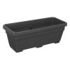 Antracit Műanyag Balkonláda - 61x26x22.5cm - 22L
