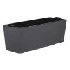 Szürke Műanyag Balkonláda Belső Betéttel - 55x18x19cm, 16.5L