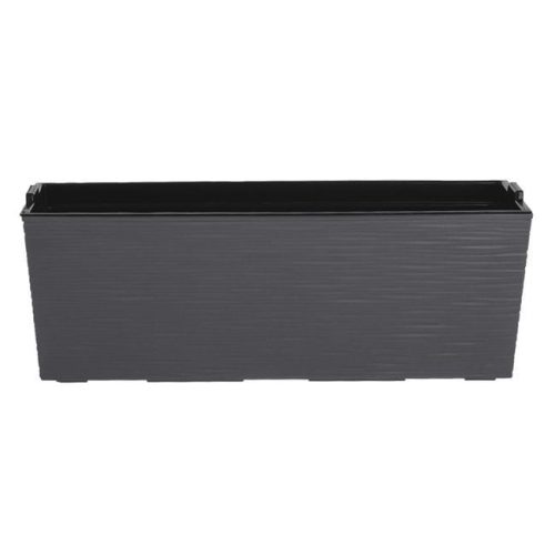 Szürke Műanyag Balkonláda Belső Betéttel - 55x18x19cm, 16.5L