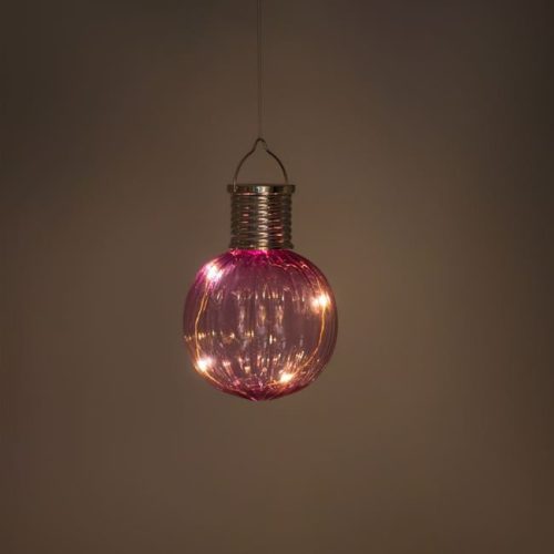 Színes Függeszthető Szolár Lámpás Ø8cm