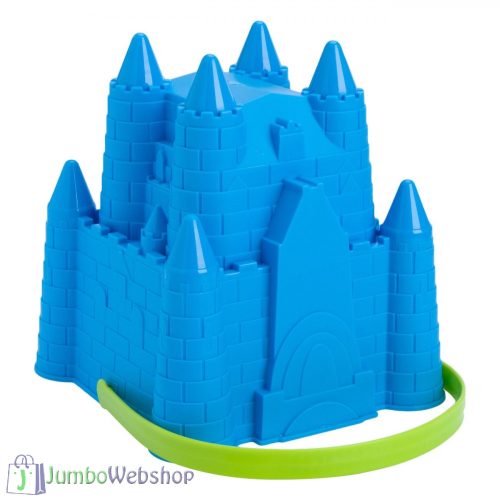 Kék - kastély alakú vödör homokformázó