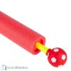 Piros - focilabdás szivacs vizipisztoly - 54cm