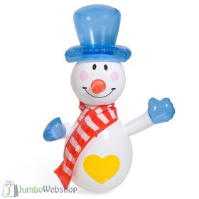 Felfújható hóember figura 48 cm