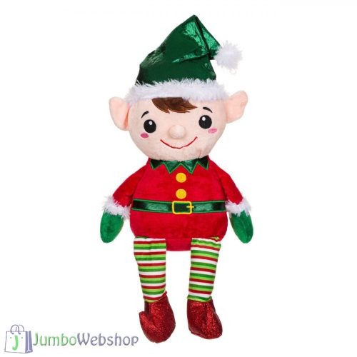 Karácsonyi plüss manó - 50 cm