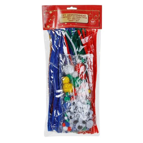 Karácsonyi dekorációs kellék csomag 300 db