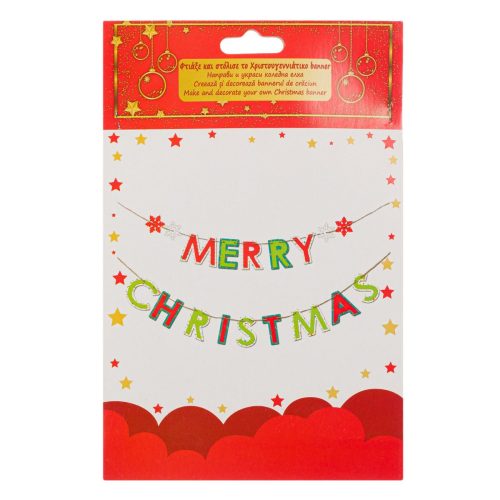 DIY - Merry Christmas girland 3m