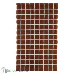 Konyharuha - törlőkendő - kávé színű - kockás