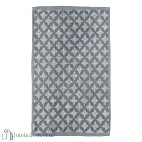 Konyharuha - törlőkendő - szürke - rombuszmintás