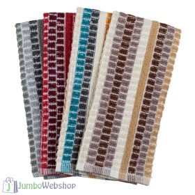 Konyharuha szett - színes - kockás - 4db