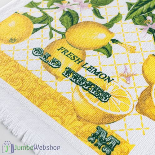 Mintás - pamut konyharuha - citromok