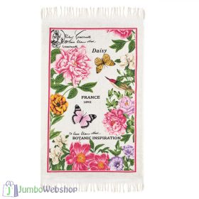 Mintás - pamut konyharuha - virág és pillangók