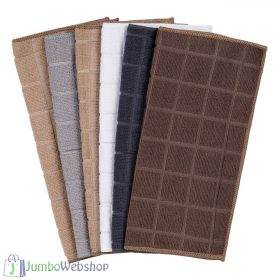 Szürk, bézs - mikroszálas konyharuha csomag - 6db