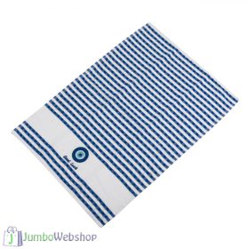 Kék, fehér - csíkos konyharuha