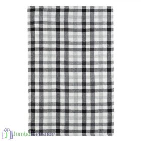Fekete, fehér - kockás konyharuha