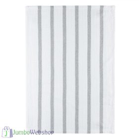 Szűrke, fehér - csíkos konyharuha