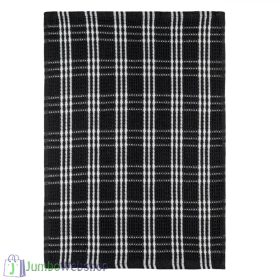 Fekete, fehér - kockás konyharuha
