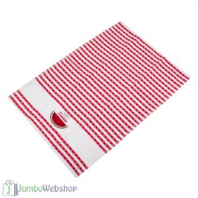 Piros, fehér - csíkos konyharuha - sweet summer