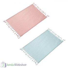 Lazacrózsaszín és zöld - pamut konyharuha csomag