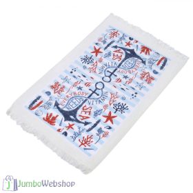 Mintás - pamut konyharuha - horgony